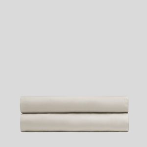 Sateen Fitted Sheet (Bone)