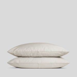 Sateen Pillowcase Set (Bone)