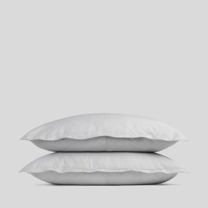 Sateen Sham Set (Light Grey)
