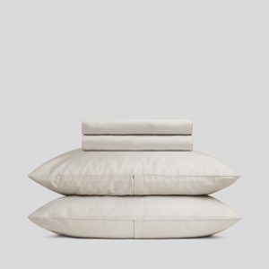 Sateen Sheet Set - Bone F/Q