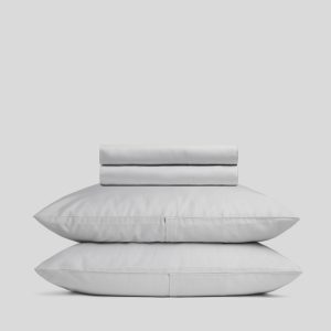 Sateen Sheet Set - Light Grey F/Q