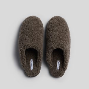 Shearling Wool Clogs (Ash)