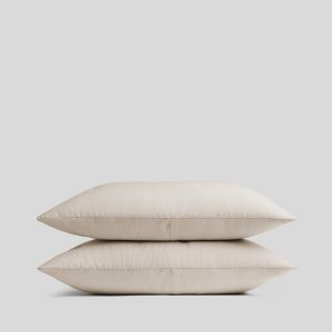Soft Cotton Quilted Sham Set - FINAL SALE (BONE)