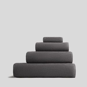Soft Rib Towels - FINAL SALE (Dark Grey)