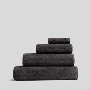 Soft Rib Towels (Onyx)