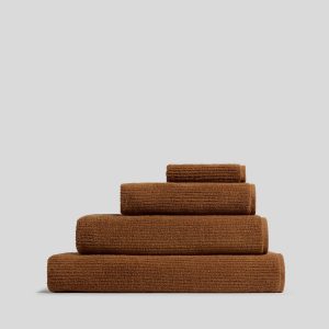 Soft Rib Towels (Tobacco)