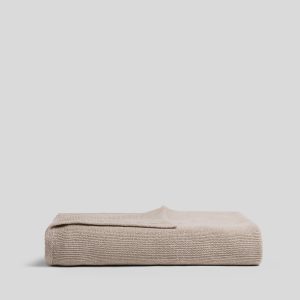 Soft Spun Cotton Throw - FINAL SALE (Natural)