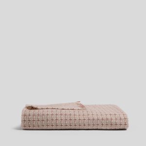 Stargaze Wool Throw - FINAL SALE (Natural and Tobacco)