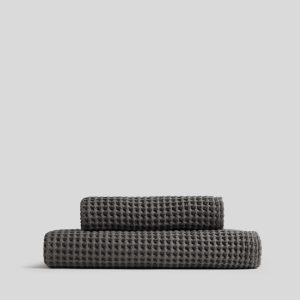 Waffle Towels - FINAL SALE (Charcoal)